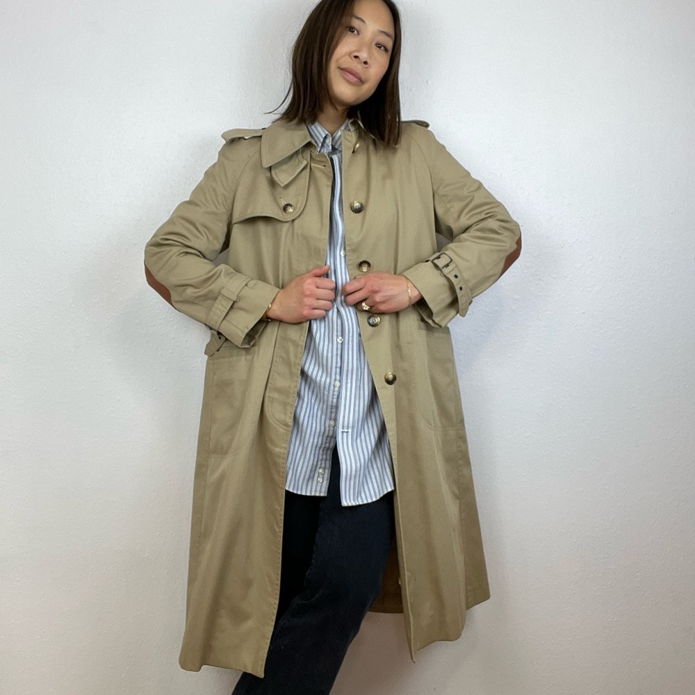 Vintage Tan Trench Coat